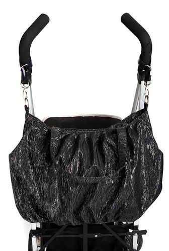 תיק עגלה Trendy גיטה - שחור כסוף