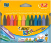 12 צבעי פסטל BIC עבים