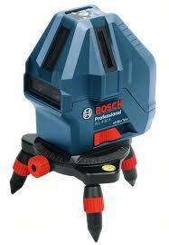 פלס לייזר 5 קרניים בוש+תושבת  BOSCH GLL 5-50 X