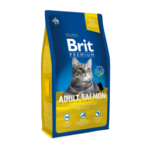בריט מזון לחתול סלמון 8 ק"ג BRIT ADULT SALMON רויאל קנין
