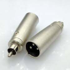  מתאם XLR זכר - RCA זכר