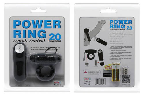 טבעת רטט אלחוטית 20 מצבי רטט Baile Power Ring