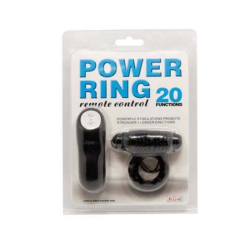 טבעת רטט אלחוטית 20 מצבי רטט Baile Power Ring