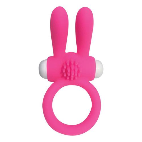 טבעת רטט סיליקון Neon Rabbit Ring 