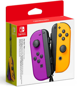 זוג בקרי משחק Nintendo Switch Joy-Con - סגול כתום