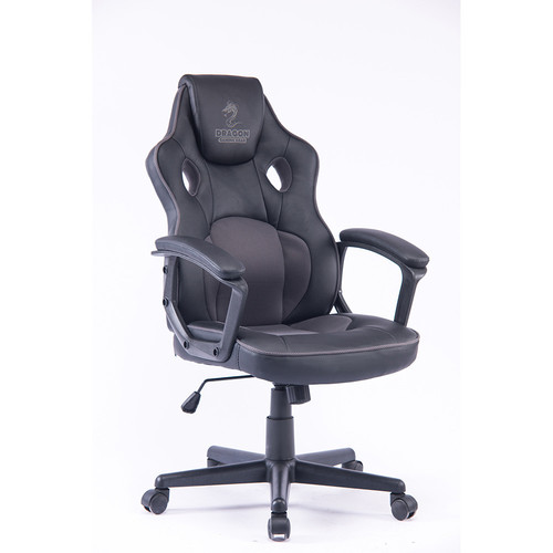 מושב גיימרים Dragon Combat Chair אפור שחור