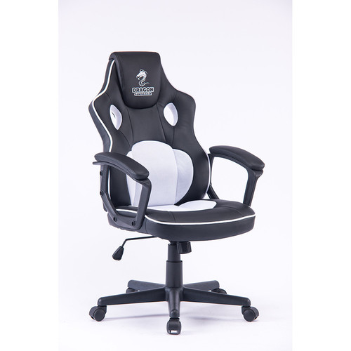 מושב גיימרים Dragon Combat Chair אפור שחור