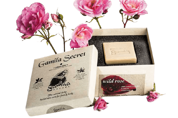 סבון ורד הבר סבתא ג'מילה | 115 גרם | Gamila Wild Rose Soap