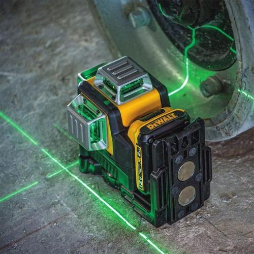 פלס לייזר ירוק 10.8V שלוש קרניים DCE089D1G תוצרת DEWALT