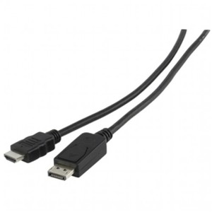 כבל DP זכר - HDMI זכר 1.8 מטר