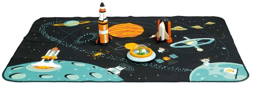 שטיח משחק + חלליות וחייזר - הרפתקאה בחלל