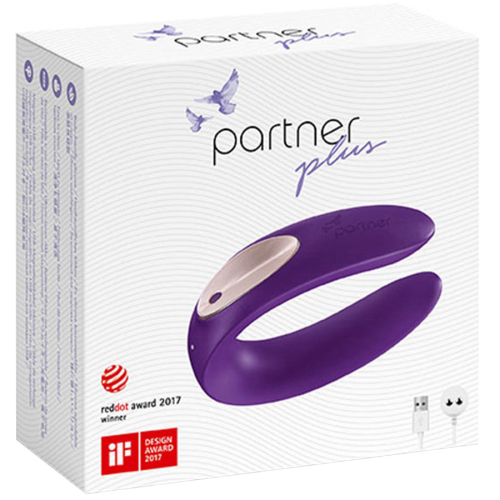 ויברטור לזוגות PARTNER PLUS SATISFYER