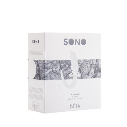 פלאג אנאלי פרימיום שקוף Shots - Sono N.14