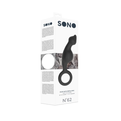 דילדו פרימיום שחור Shots - Sono No.62