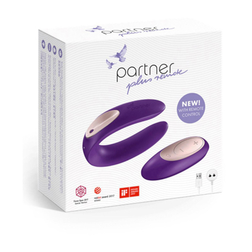 ויברטור לזוגות PARTNER PLUS SATISFYER