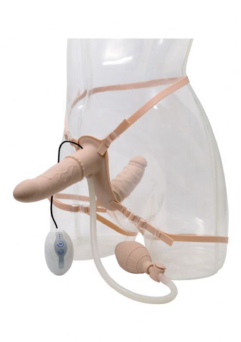 סטרפ און מתנפח לחדירה כפולה Seven Creations -Inflatable Strap On - עריכת מפרט ותמונות