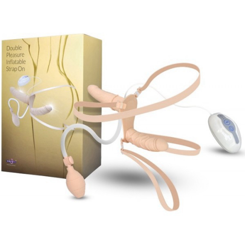 סטרפ און מתנפח לחדירה כפולה Seven Creations -Inflatable Strap On - עריכת מפרט ותמונות