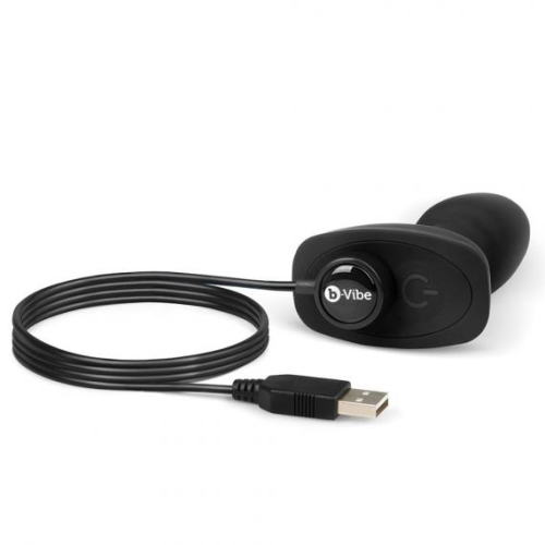 פלאג אנאלי רוטט רימינג למתחילות עם שלט רחוק B-vibe Rimming Plug Petite