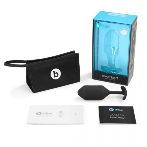 פלאג אנאלי בינוני למתקדמות 180 גרם  3  Bvibe SnugPlug