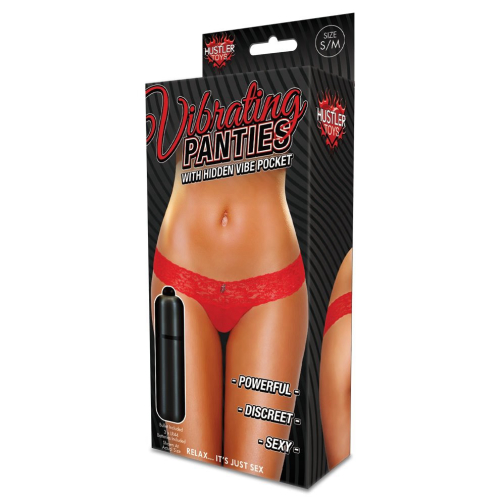 תחתון חוטיני רוטט Hustler Toys Lace Thong panties