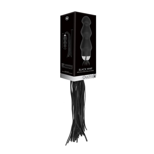 שוט זנבות עם דילדו סיליקון SHOTS OUCH FLOGGER WITH DILDO