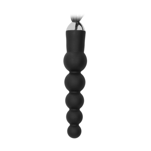 שוט זנבות עם דילדו סיליקון SHOTS OUCH! Black Whip With Dilldo