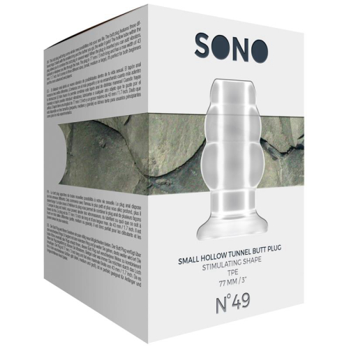 פלאג אנאלי שקוף מיוחד חלול גודל Sono- Tunnel Plug S