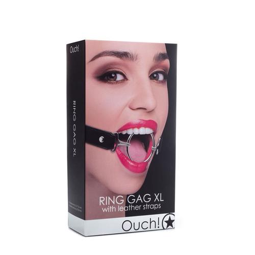 מחסום לפה גאג רינג  Shots - Ring Gag XL