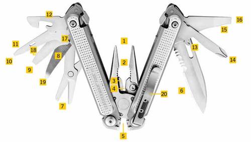 לדרמן חדש פרי LEATHERMAN FRRE P2
