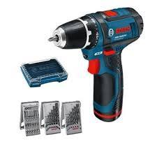 מברגה/ מקדחה כולל 39 אביזרים BOSCH GSR 12V-2-LI