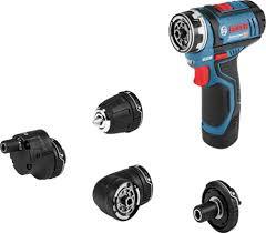 מברגה/מקדחה מודולרית כולל אביזרים  BOSCH GSR 12V-15 FC 