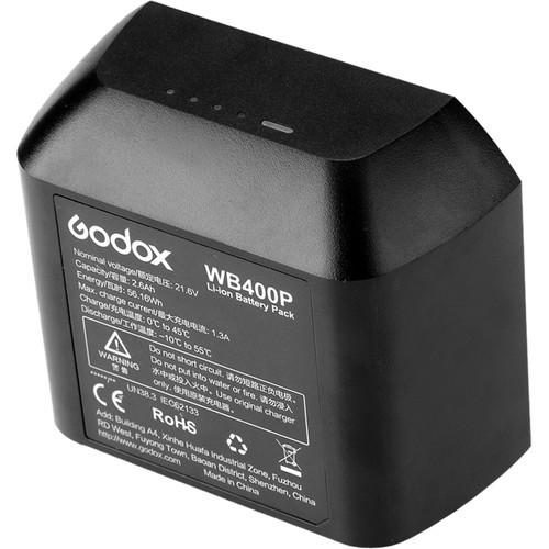 סוללה  godox wb400p battery for ad400 pro