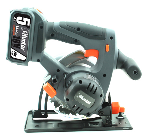 מסור עגול נטען HUNTER 5Ah 18V 