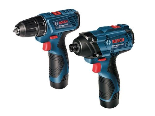 סט2 כלים מברגה/מקדחה BOSCH GDR+GSR
