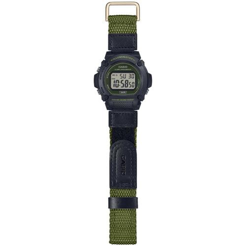 שעון לחיילים לצבא CASIO W-219HB-3A רצועת בד קסיו
