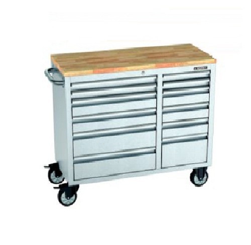 עגלת עבודה 12 מגירות נירוסטה