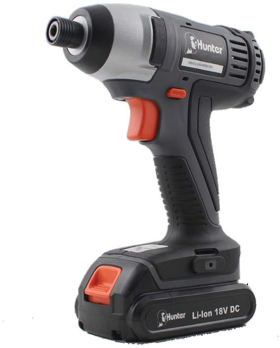 מברגת אימפקט 18V במזוודה HUNTER