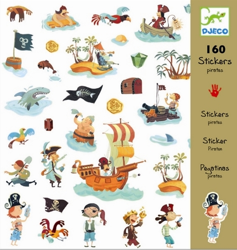 160 מדבקות פיראטים