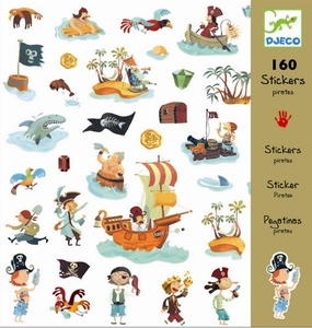 160 מדבקות פיראטים