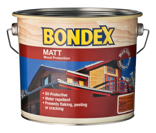 צבע עץ מגן חצי שקוף BONDEX בונדקס 2.5 ליטר
