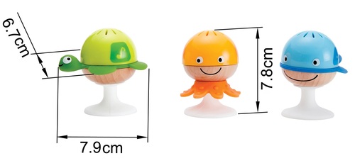 שלישית רעשנים עומדים - חיות ים