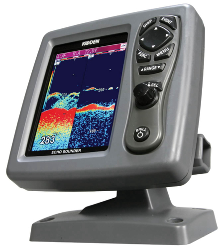 Koden CVS-126 Fish Finder – תקריב מסך המכשיר