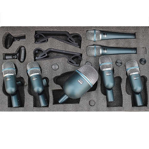 סט מיקרופונים דינמיים לתופים Shure