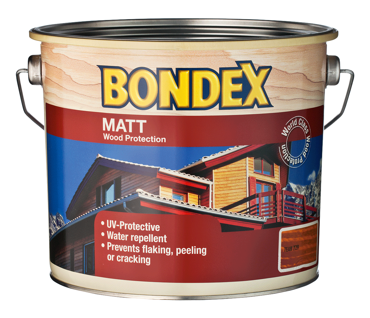 צבע עץ מגן חצי שקוף  MATT BONDEX בונדקס 0.75 ליטר מגוון צבעים