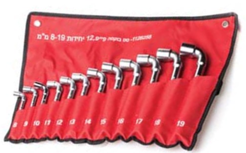 סט בוקסה פייפ עם חור 8-19 מ