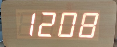 שעון מעורר לד אדום