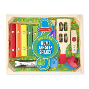 מארז כלי נגינה מעץ לילדים מצלצלים - Melissa & Doug