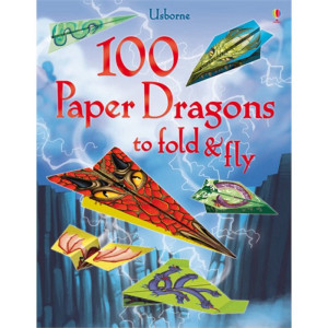 100 מטוסי נייר לילדים דרקונים-USBORNE