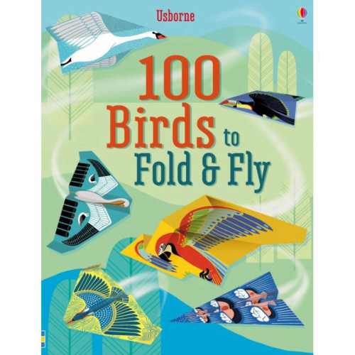 100 מטוסי נייר לילדים ציפורים-USBORNE