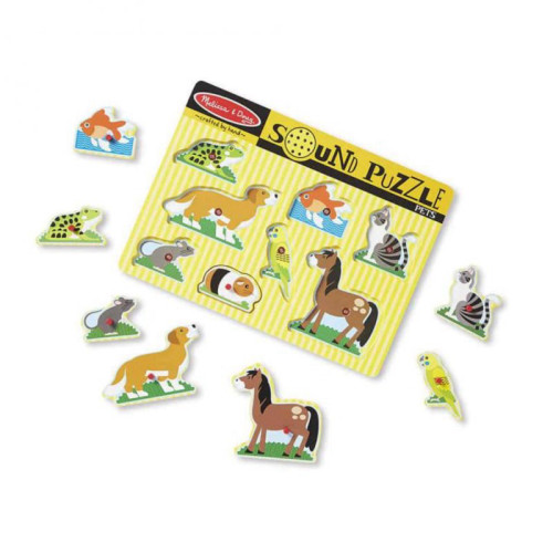 פאזל צלילים  | חיות מחמד|Melissa & Doug